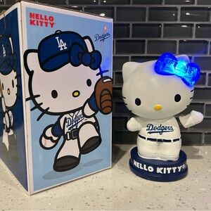 Hello Kitty Dodgers bobble arm with light up bow NIB SGA
